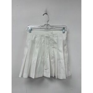 Vintage‎ Nike Skirt Girls 8 White Pleated Tennis Athletic Made USA 80s 90s